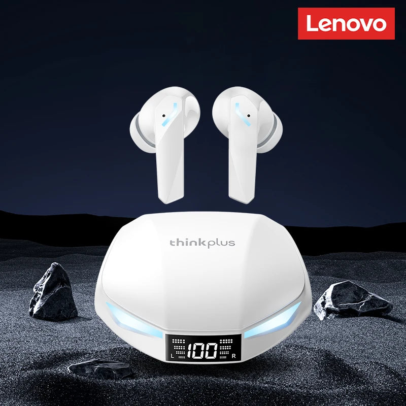Nuevo Lenovo GM2 PRO MAX auriculares inalámbricos Bluetooth 5,4 pantalla Digital LED auriculares impermeables con cancelación de ruido auriculares para juegos