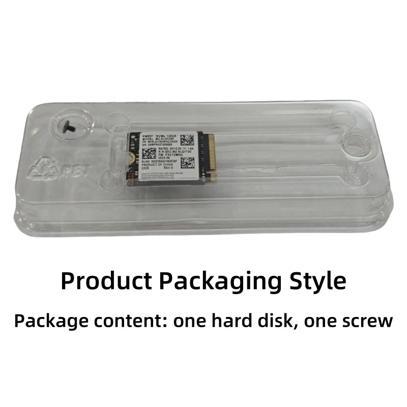SSD interno NVMe PCIe M.2 2230 / 2242 empaquetado por OEM Samsung BM9C1/PM9B1/PM9C1A/PM991A y WD SN740 y Crucial P310 y Micron 2450