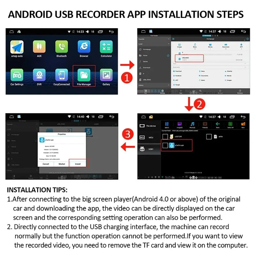 Cámara de salpicadero DVR para coche, cámara de salpicadero Full HD 1080P para reproductor DVD Android, unidad de navegación ADAS LDWS, Audio automático, alarma de voz, grabación de vídeo