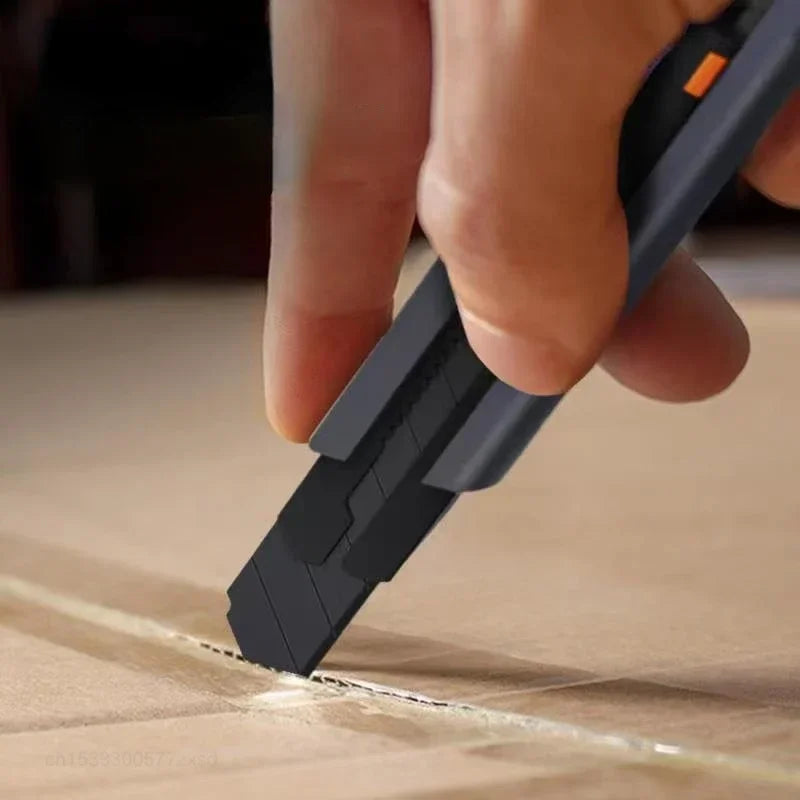Xiaomi Jimihome-cuchillo utilitario elástico de 0,79 pulgadas, cortadores de papel, cuchillas de acero al carbono, cuchillo de bolsillo con bloqueo de seguridad, herramienta artesanal