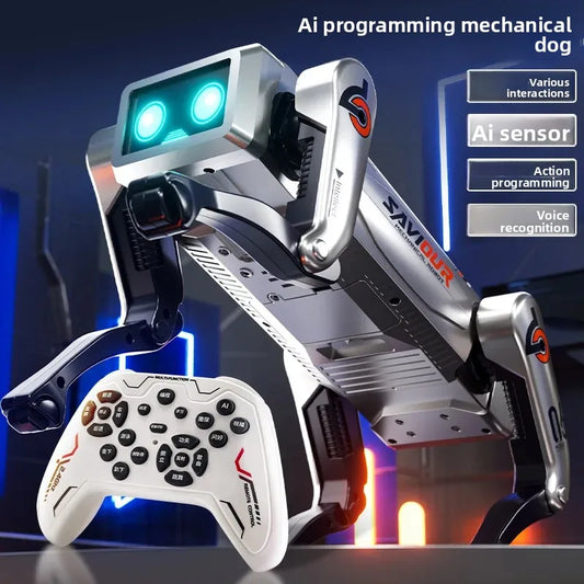 Robot inteligente para perros, juguete para niños, programación tecnológica, Control remoto, cumpleaños, Día de los niños, mascota electrónica, clase no remota