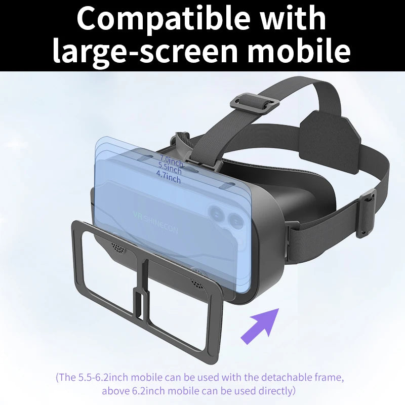 Gafas de realidad Virtual, auriculares, dispositivos Viar, casco, lentes 3D, gafas inteligentes para teléfonos inteligentes, teléfono móvil, accesorio de juego