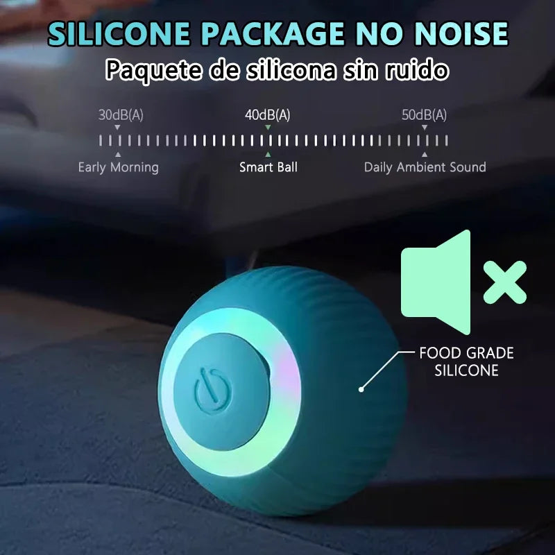 Xiaomi-pelota interactiva para gatos, juguetes inteligentes para gatos, juguete electrónico interactivo para gatos, bola mágica rodante automática para interiores, accesorios para mascotas