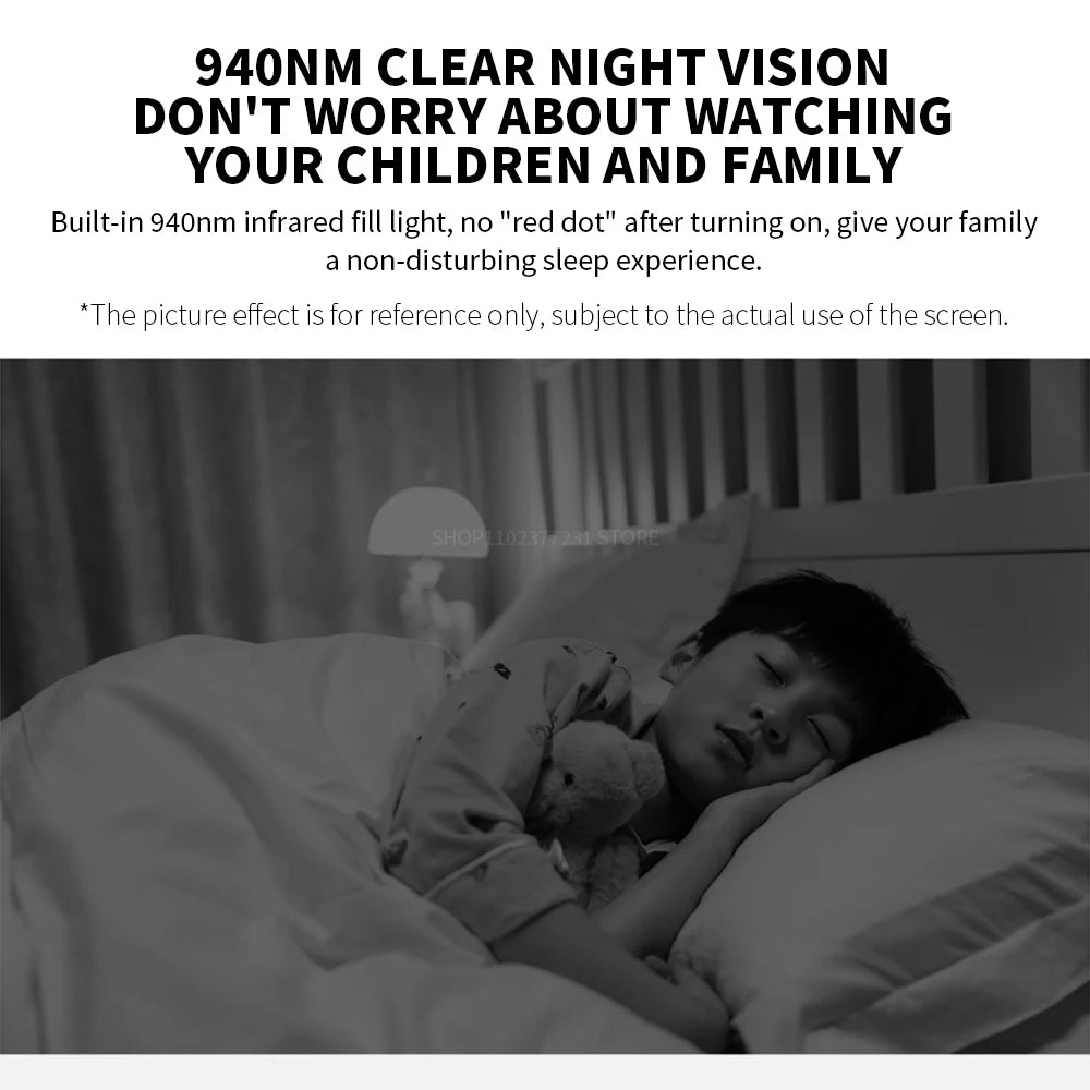 XIAOMI cámara IP inteligente edición estándar 2K HD visión nocturna infrarroja CCTV intercomunicador de voz AI alarma Base magnética WiFi en casa Videcam
