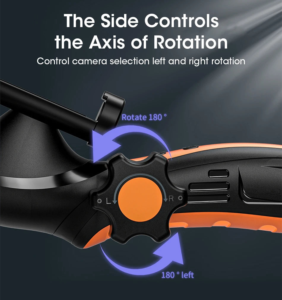 Cámara endoscópica de 8,0 MM IP68 impermeable 8 LED ajustables para IOS Android cámaras boroscopio de inspección flexibles herramientas automotrices