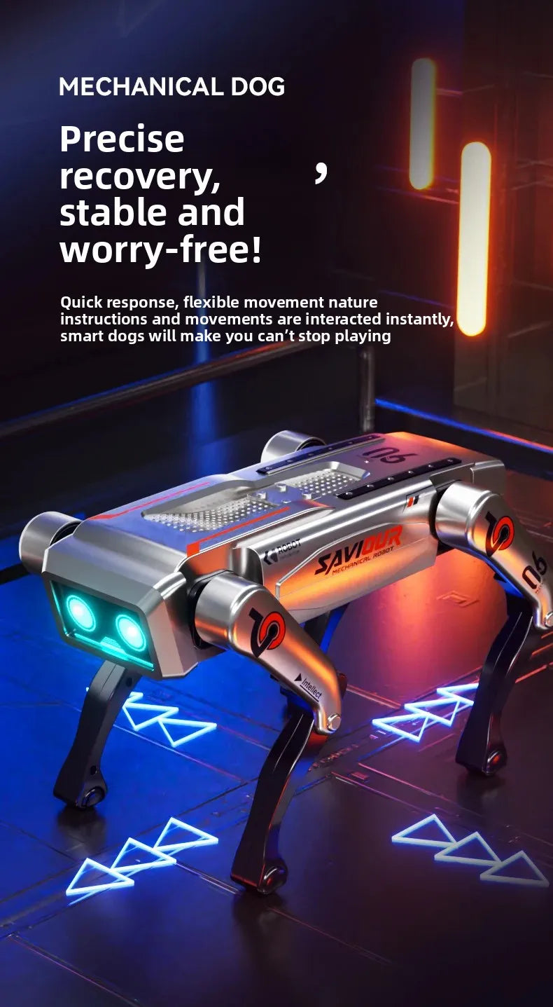 Robot inteligente para perros, juguete para niños, programación tecnológica, Control remoto, cumpleaños, Día de los niños, mascota electrónica, clase no remota