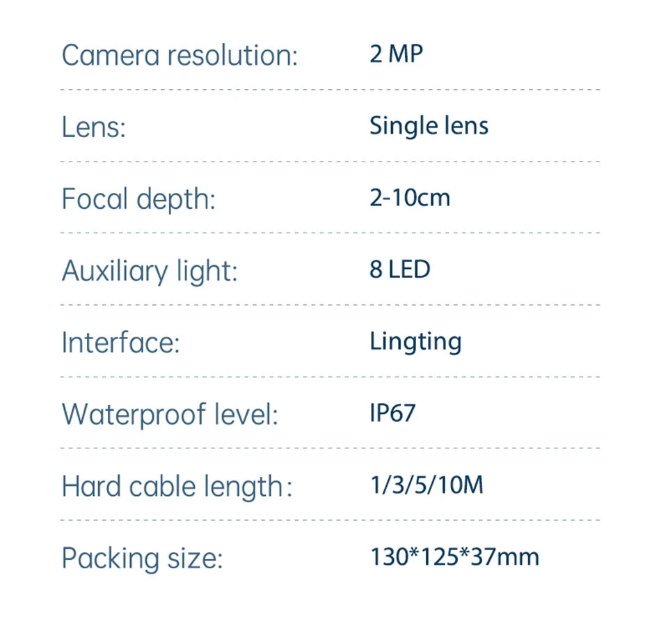Cámara endoscópica de 8,0 MM IP68 impermeable 8 LED ajustables para IOS Android cámaras boroscopio de inspección flexibles herramientas automotrices