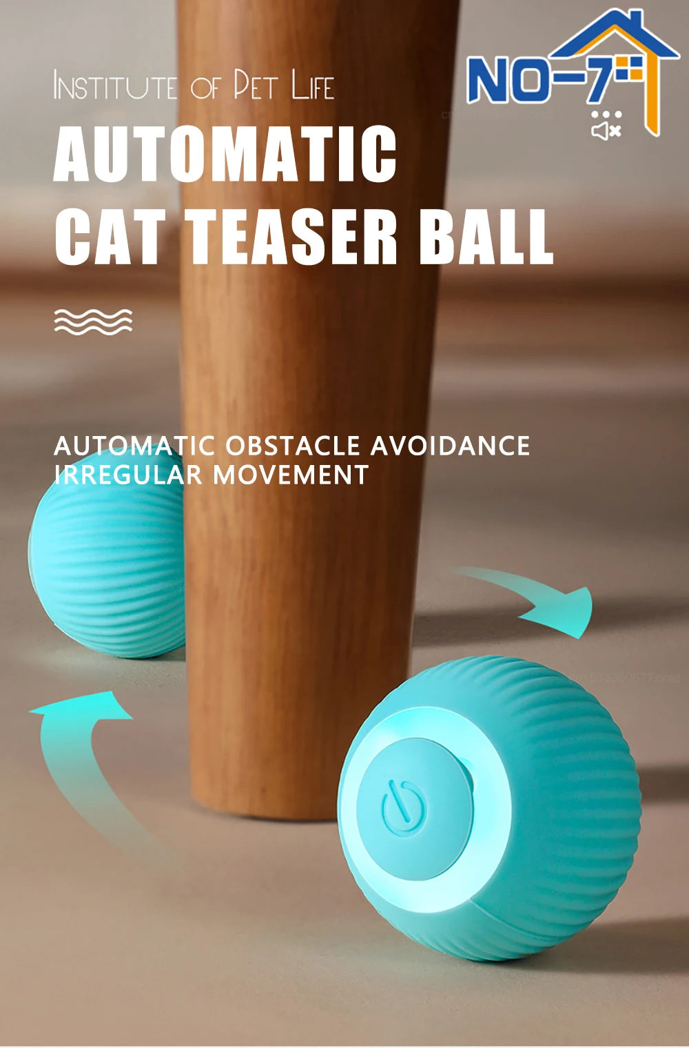 Xiaomi-pelota interactiva para gatos, juguetes inteligentes para gatos, juguete electrónico interactivo para gatos, bola mágica rodante automática para interiores, accesorios para mascotas