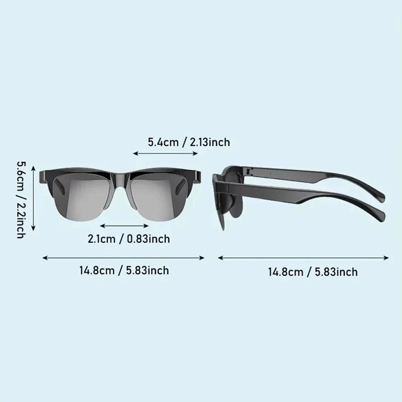 Original mijia Xiaomi gafas de sol inteligentes gafas Bluetooth llamada deportes al aire libre auriculares HIFI luz azul impermeable Anti-UV con micrófono