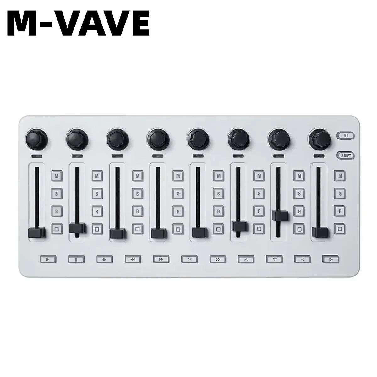 Controlador MIDI Teclado USB Mini 25 teclas, 16 almohadillas de batería RGB, 8 perillas y producción musical, software incluido, M-VAVE SMK-25 II