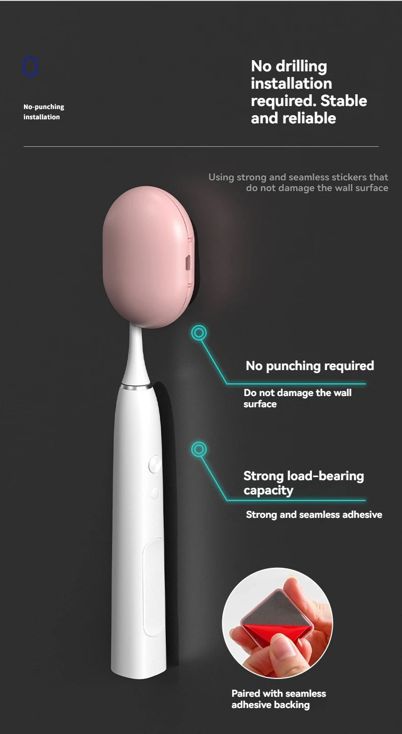 Mini esterilizador de cepillos de dientes, cepillo de dientes para viajes en casa, caja de cepillos de dientes con esterilización UV, esencial para uso doméstico y al aire libre