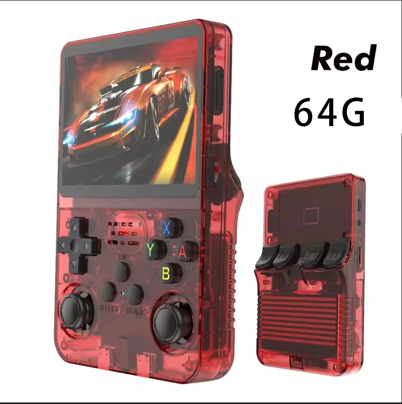 Consola de juegos Retro clásica R36S con sistema ARKOS, videojuegos, consola de juegos portátil de una sola tarjeta, regalo para niños de 3,5 pulgadas