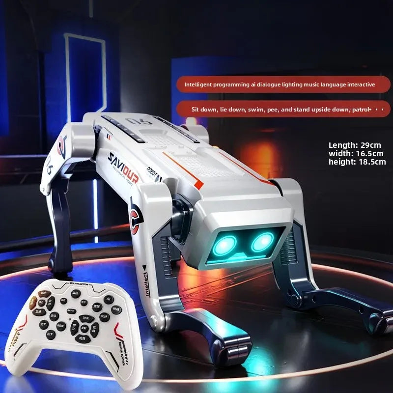 Robot inteligente para perros, juguete para niños, programación tecnológica, Control remoto, cumpleaños, Día de los niños, mascota electrónica, clase no remota