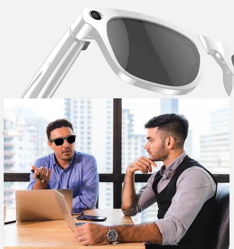 Xiaomi-gafas inteligentes 4K, auriculares con asistente de voz AI, grabación de vídeo/audio, traducción, llamadas Bluetooth, identificación de objetos