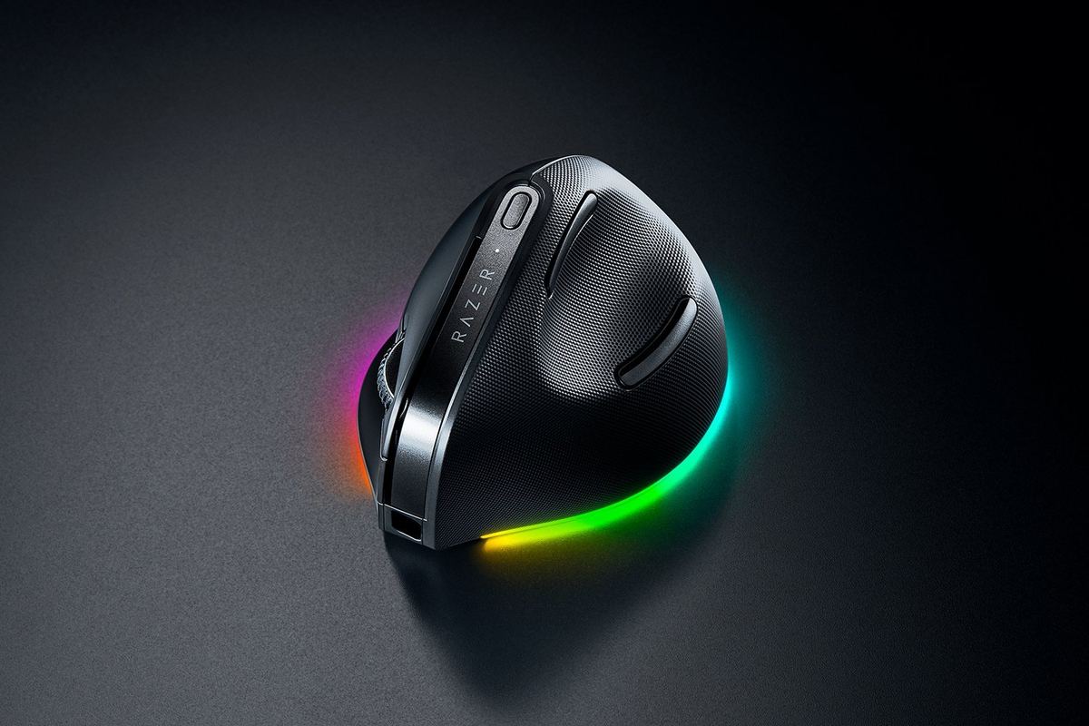 Mouse Razer Pro Click V2 Vertical Inalámbrico Negro