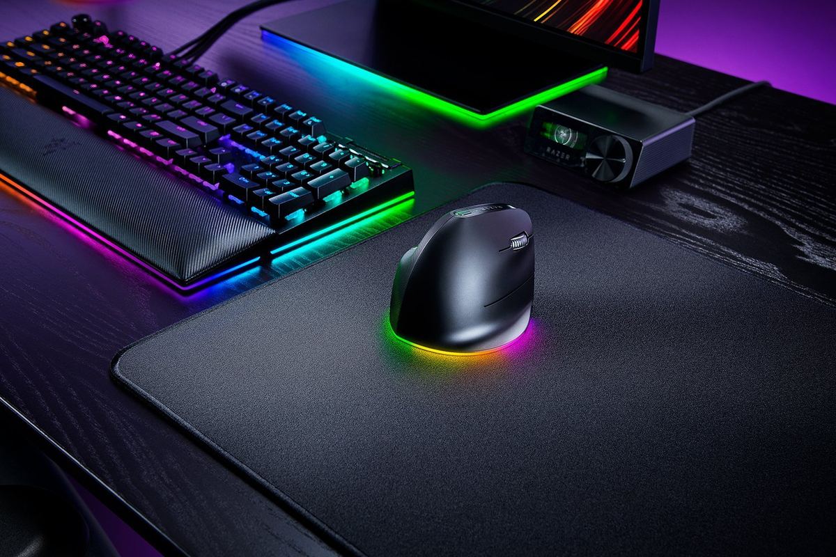 Mouse Razer Pro Click V2 Vertical Inalámbrico Negro