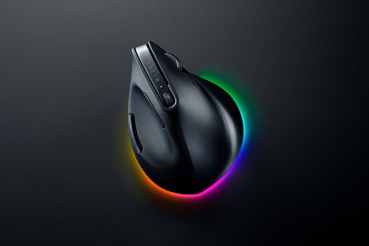 Mouse Razer Pro Click V2 Vertical Inalámbrico Negro